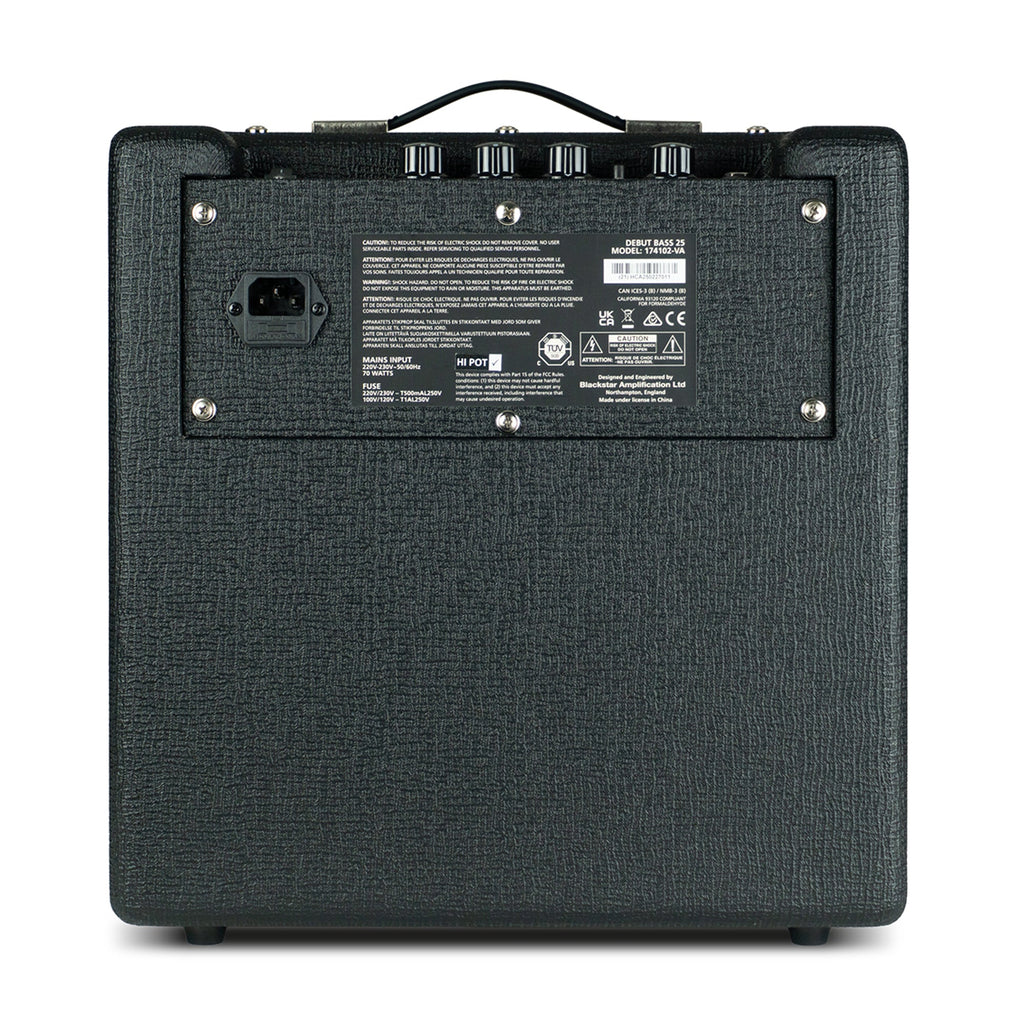 Blackstar Debut Bass 25 25w 1x8 Combo Amp - View 3 | MusicMarket