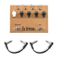Bogner La Grange Overdrive Boost w/(2) Rockboard Flat Patch Cables Bundle - MusicMarket
