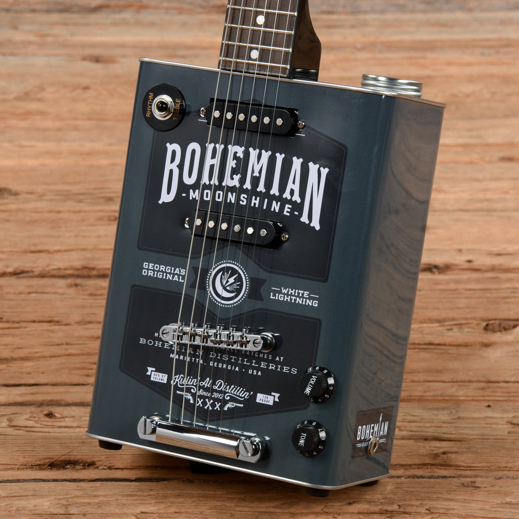 Bohemian Guitars Oil Can Guitar Grey - View 2 | MusicMarket