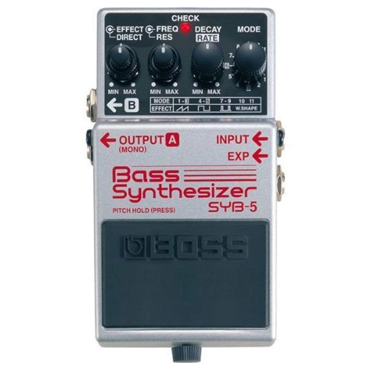 Boss SYB-5 Bass Synthesizer Bundle w/ 2 Roland Black Series 6 inch Patch Cables - View 2 | MusicMarket