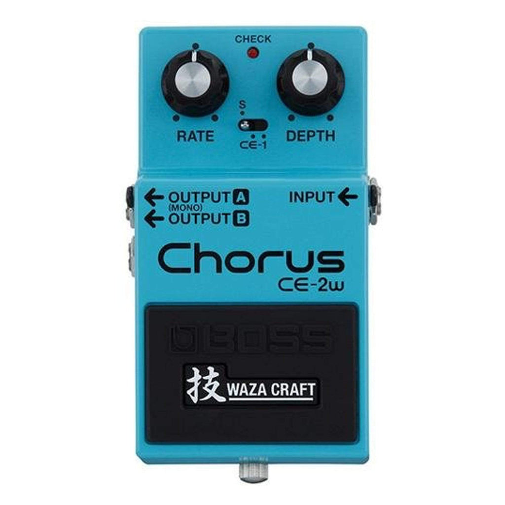 Boss CE-2W Chorus Bundle w/ 2 Roland Black Series 6 inch Patch Cables - View 2 | MusicMarket