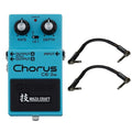 Boss CE-2W Chorus Bundle w/ 2 Roland Black Series 6 inch Patch Cables - MusicMarket