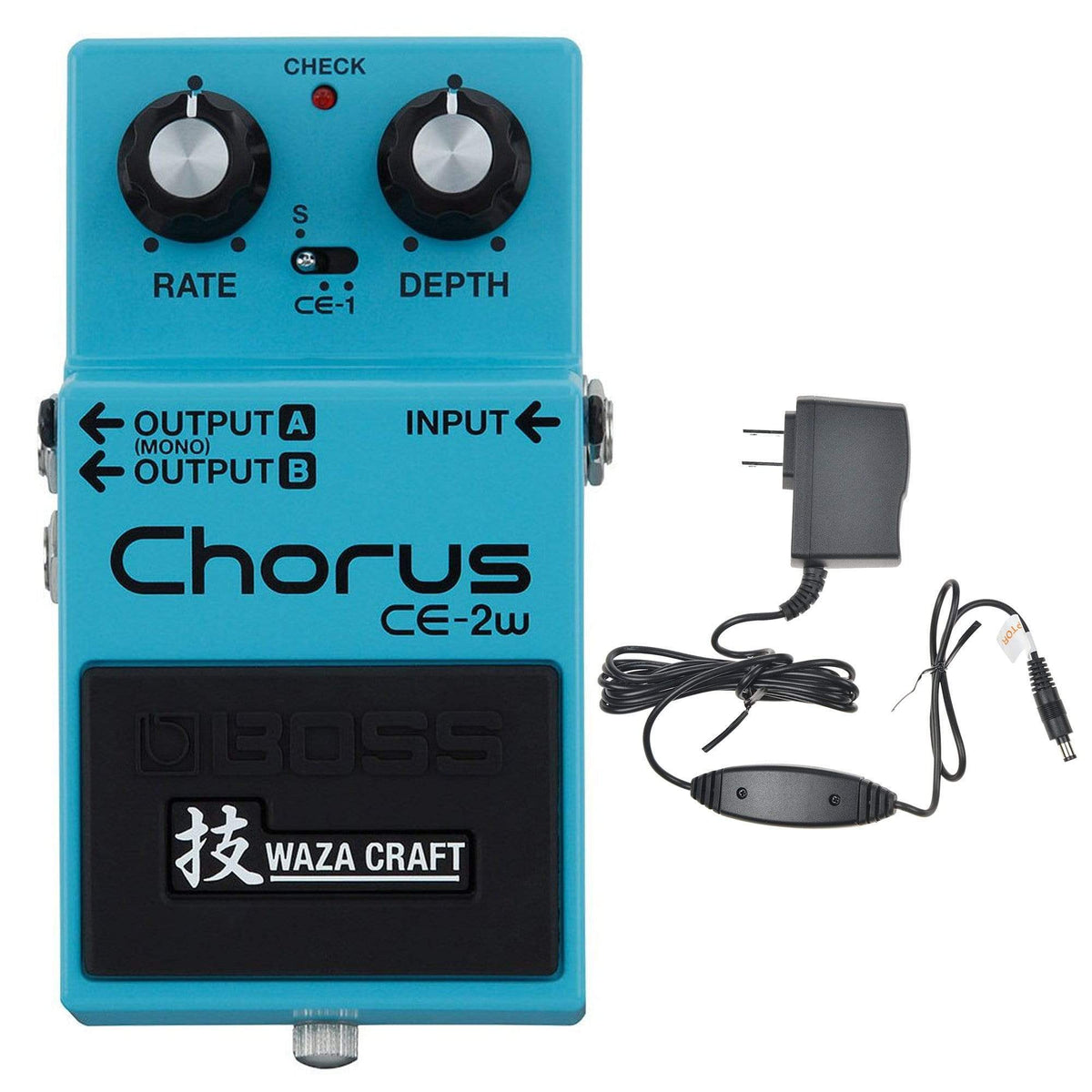 Boss CE-2W Chorus Bundle w/ Boss PSA-120S2 Power Supply - MusicMarket