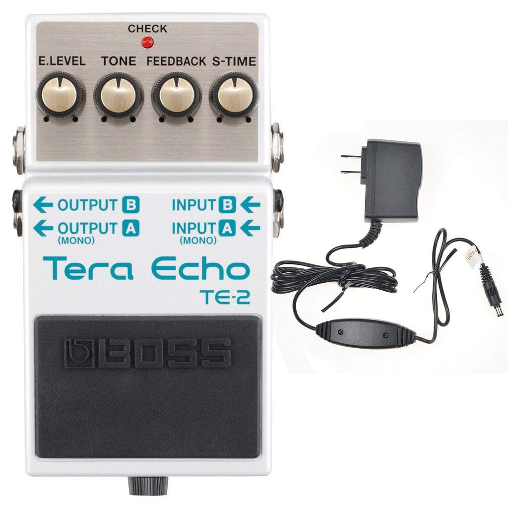 Boss TE-2 Tera Echo Bundle w/ Boss PSA-120S2 Power Supply - MusicMarket