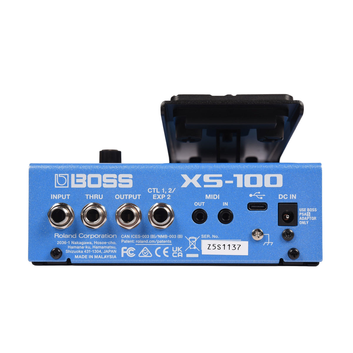 Boss XS-100 Poly Shifter Effects Pedal w/ On-board Expression Pedal - View 5 | MusicMarket