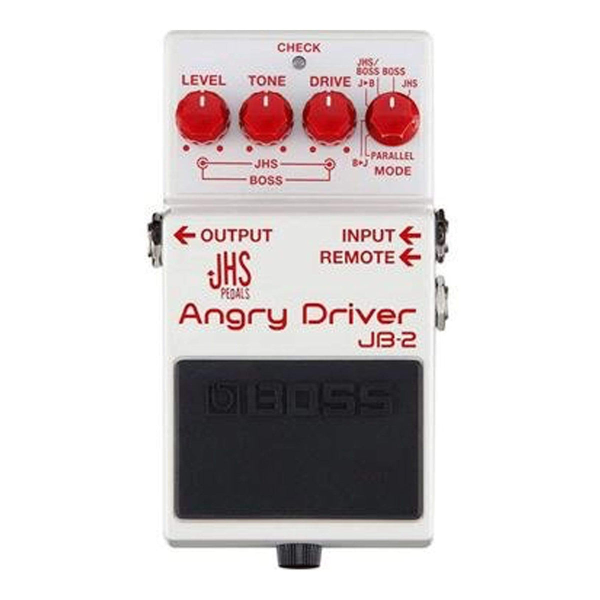 Boss JHS JB-2 Angry Driver Bundle w/ 2 Roland Black Series 6 inch Patch Cables - View 2 | MusicMarket