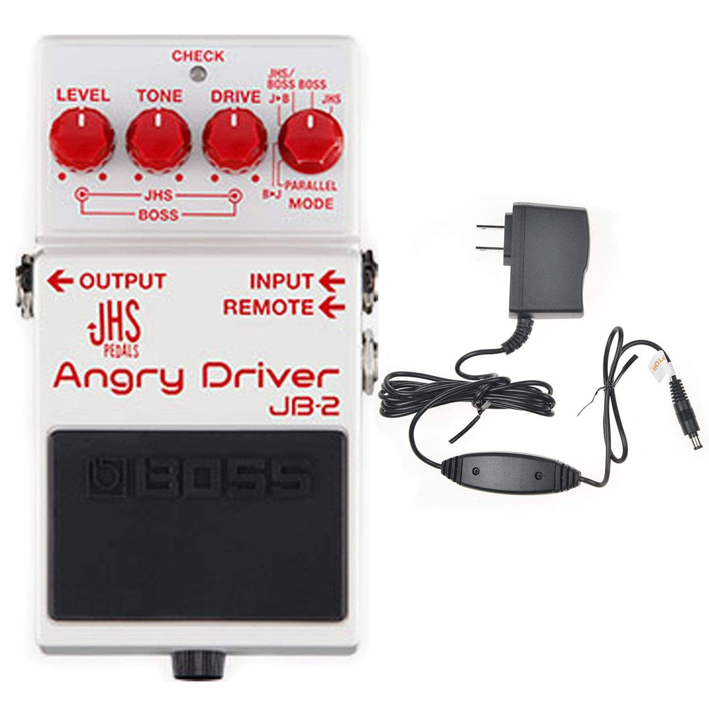 Boss JHS JB-2 Angry Driver Bundle w/ Boss PSA-120S2 Power Supply - MusicMarket