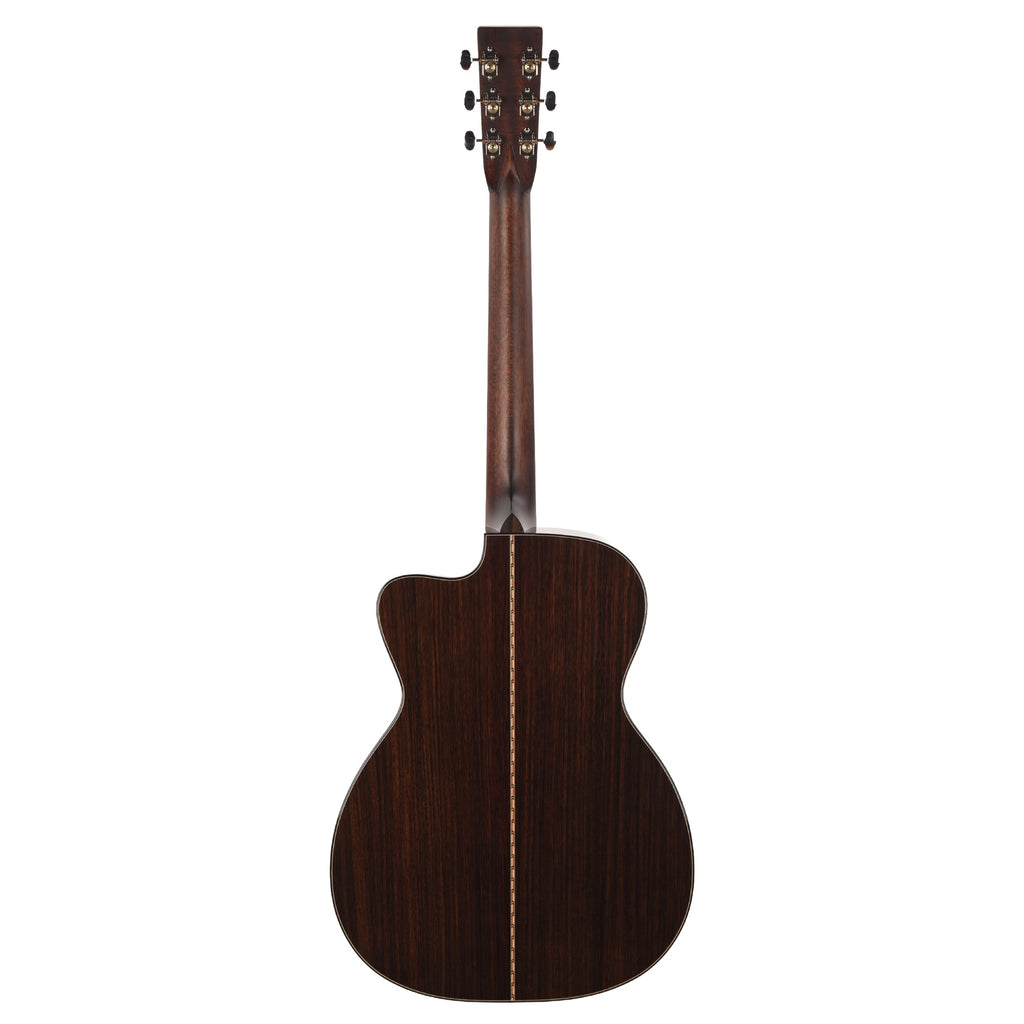 Bourgeois Downeast OMCE Soloist Thermo-Cured Sitka/Honduran Mahogany Natural - View 5 | MusicMarket