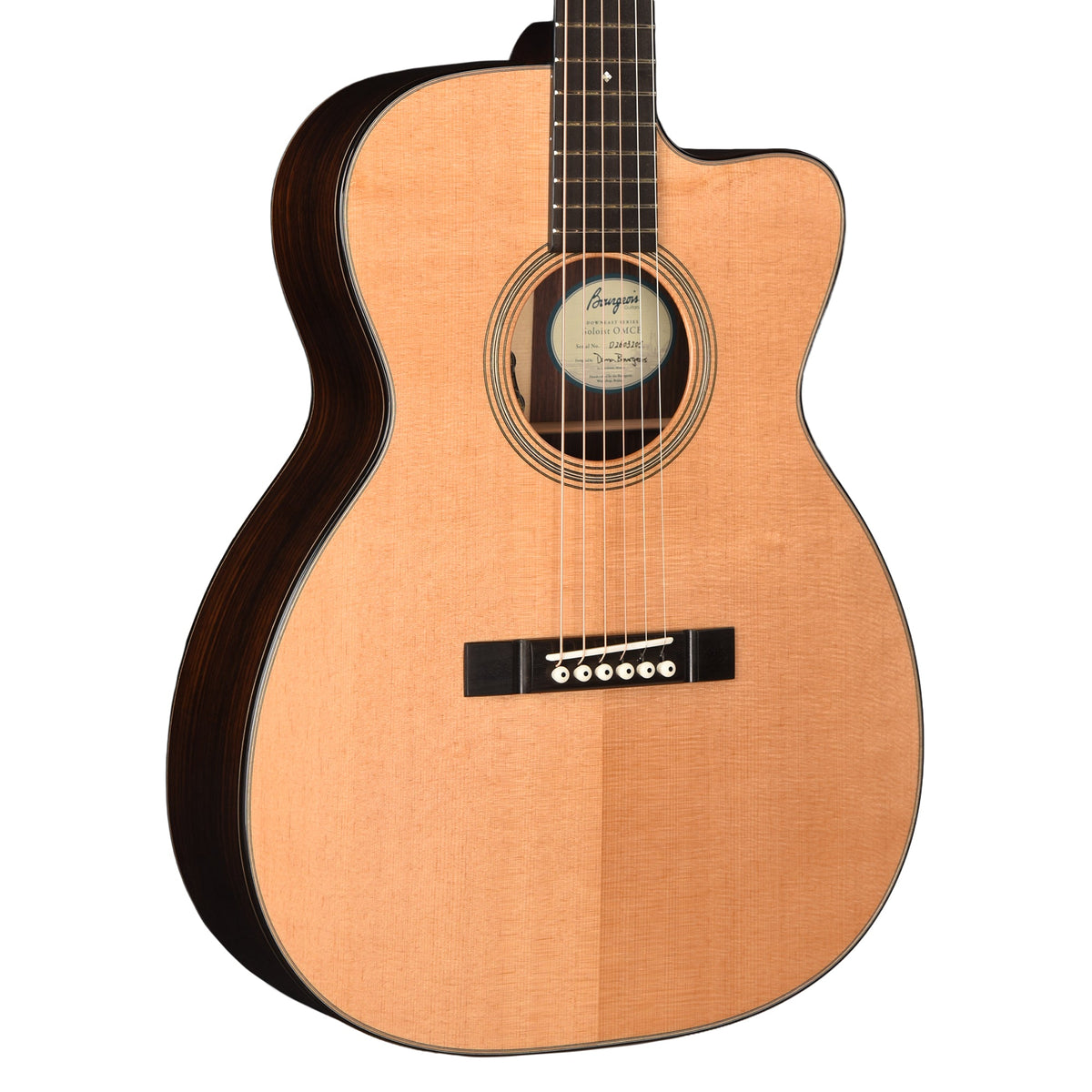 Bourgeois Downeast OMCE Soloist Thermo-Cured Sitka/Honduran Mahogany Natural - MusicMarket