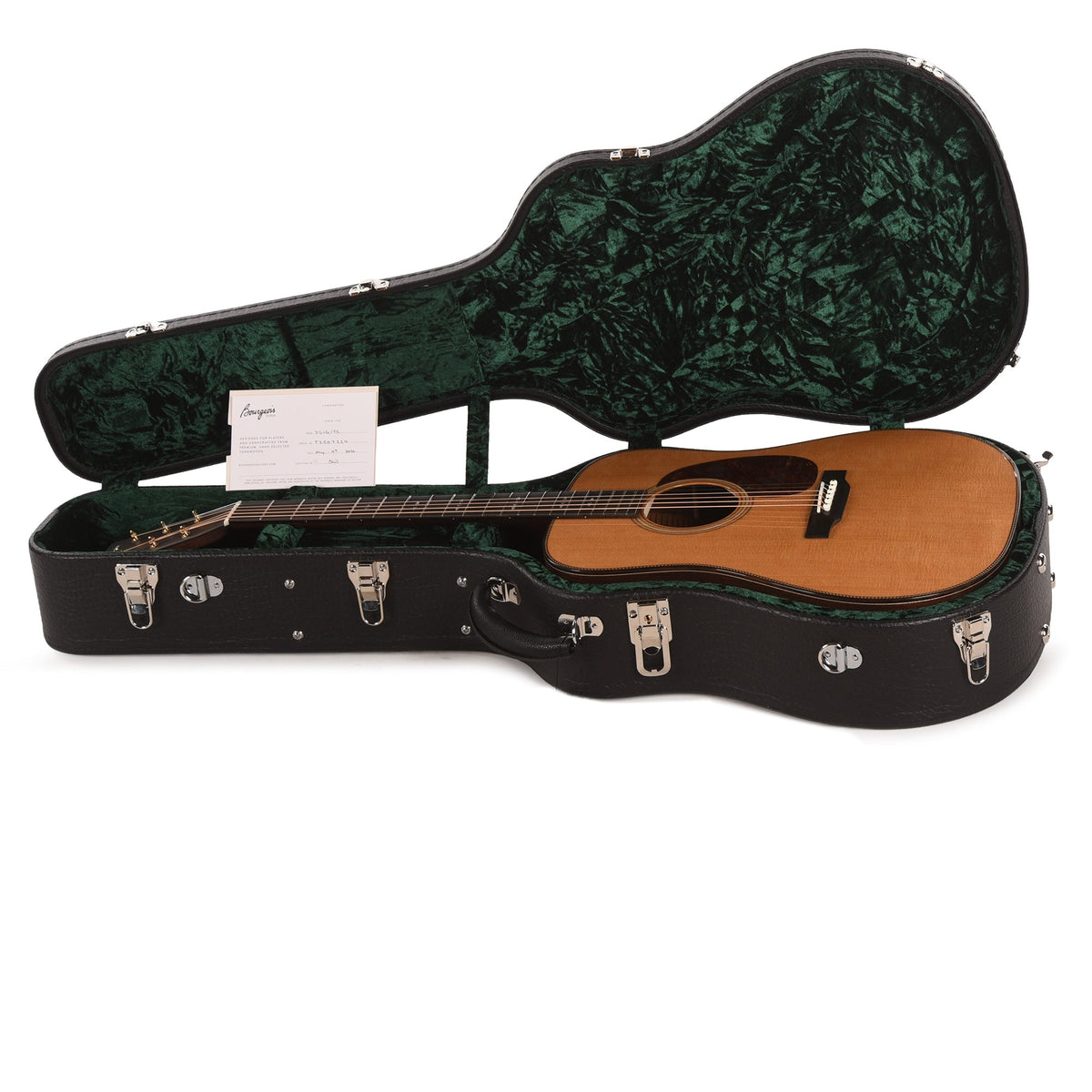 Bourgeois Touchstone Signature D Torrefied Alaskan Sitka/Madagascar Rosewood Natural - View 8 | MusicMarket