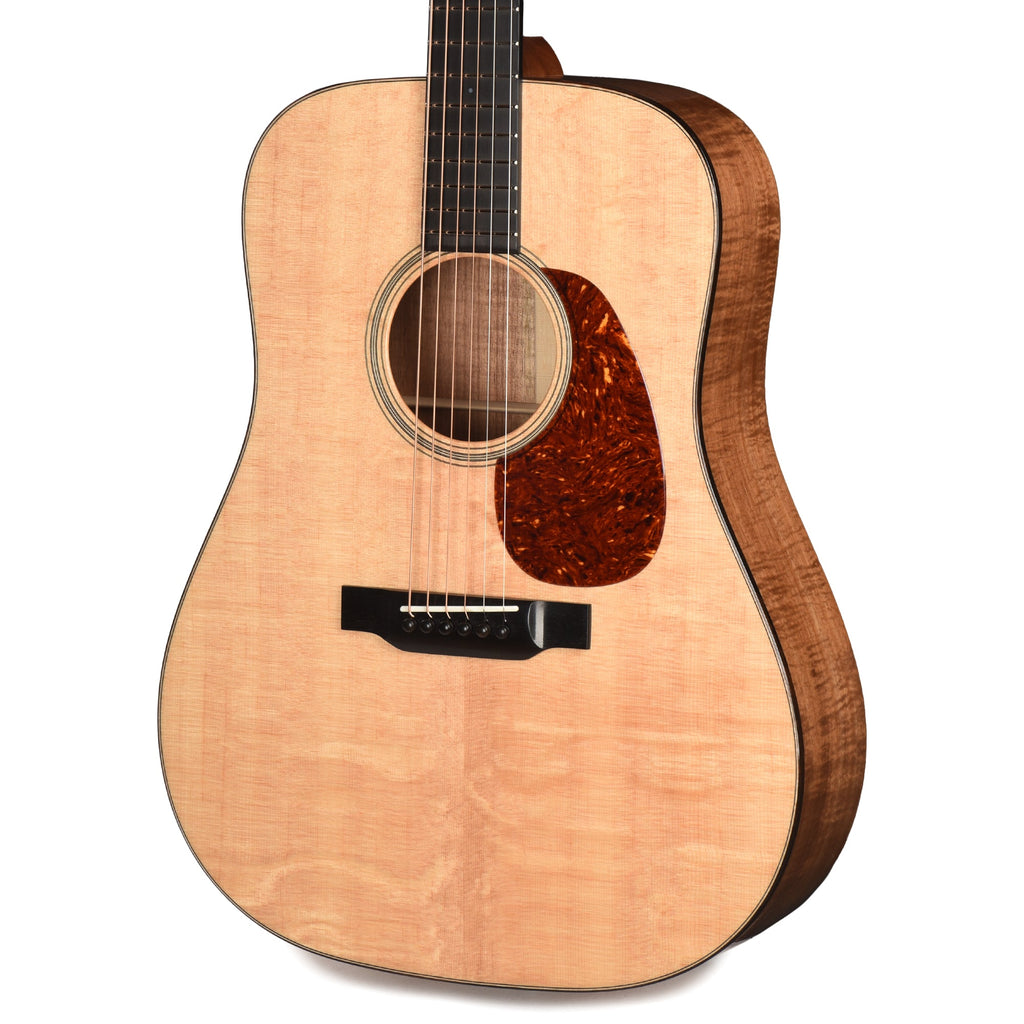 Bourgeois Limited Edition Touchstone Hawaiian Country Boy D Bearclaw Spruce/Figured Hawaiian Koa Natural - View 2