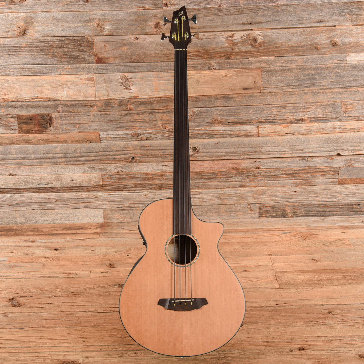 Breedlove Atlas Series BJ350/CMe4 Fretless Natural 2012 - View 4 | MusicMarket
