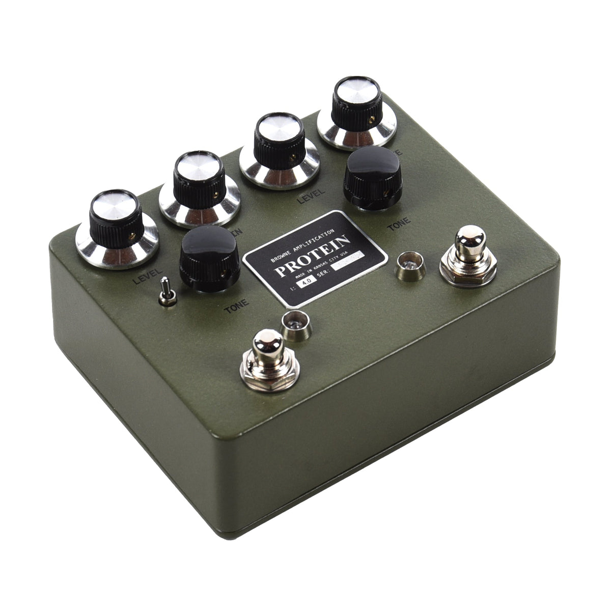 Browne Amplification Protein Dual Overdrive v4 Pedal Green - View 2 | MusicMarket