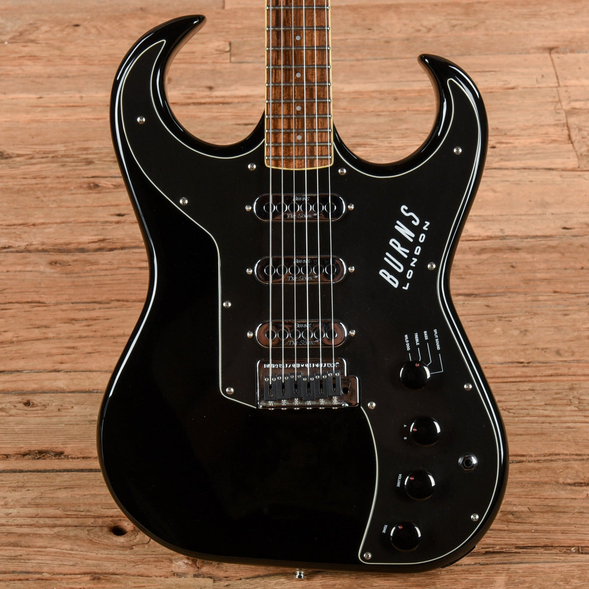 Burns Bison Reissue Black - MusicMarket
