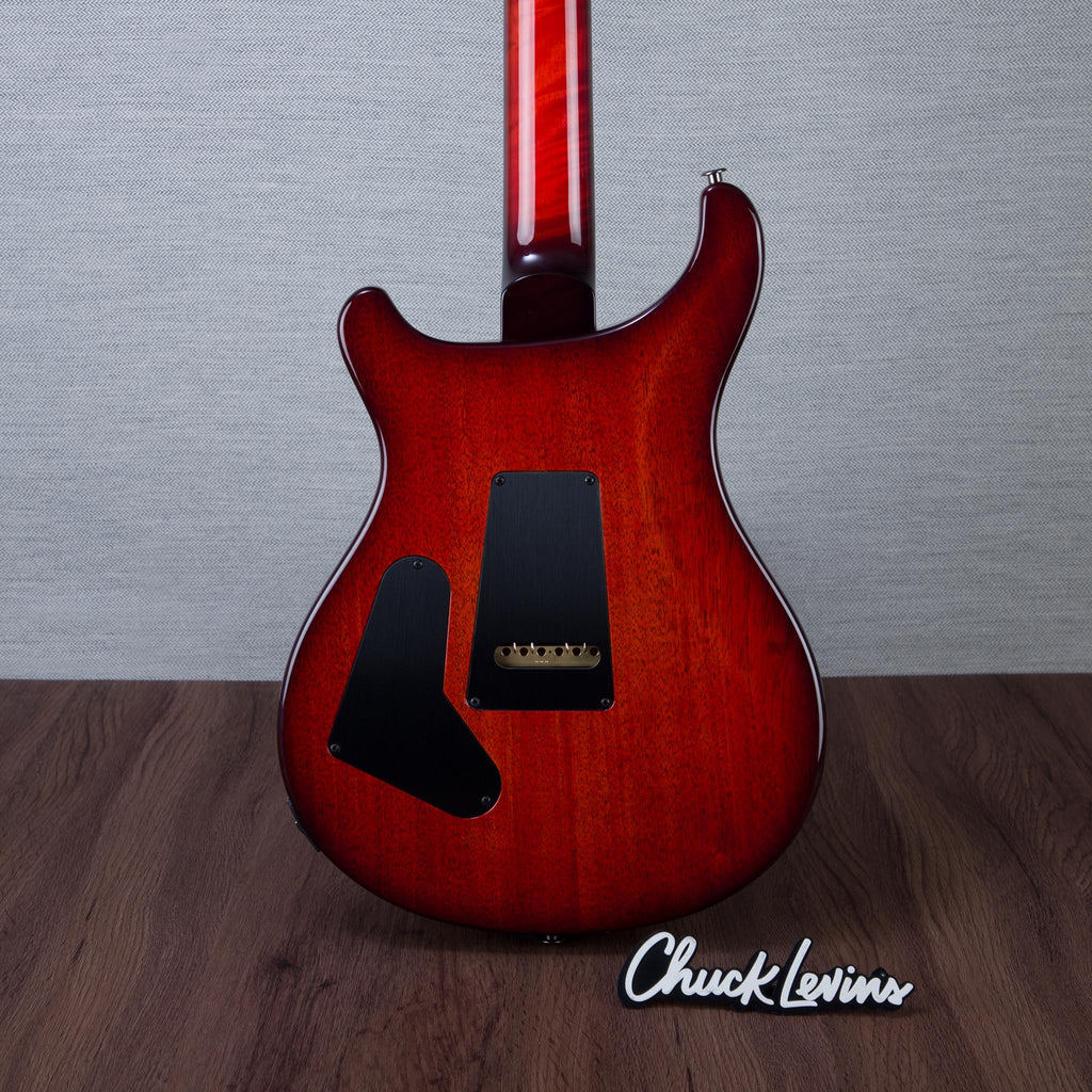 PRS Limited Edition Custom 24-08 10-Top Electric Guitar - Fire Red Burst - #0424105 - View 5 | MusicMarket