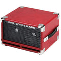 Phil Jones C2 Compact 2 2x5” Bass Cabinet in Red 8 Ohm - MusicMarket
