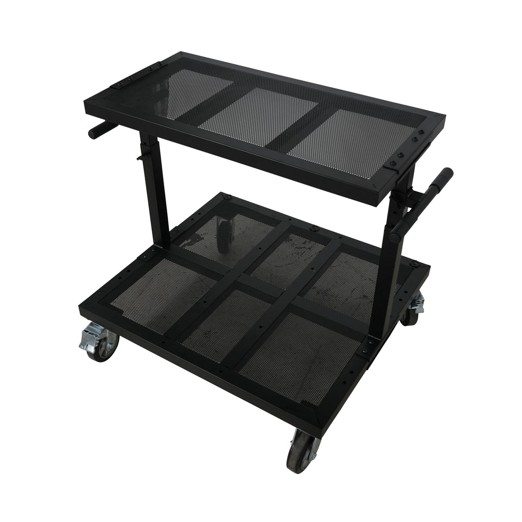 ProX X-BeatWagon Professional Mobile DJ Rolling Workstation with Adjustable Shelf - View 8 | MusicMarket