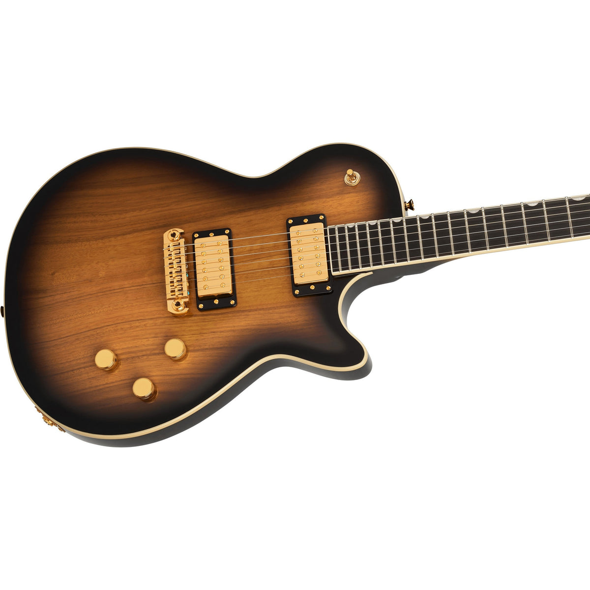 Gretsch Limited Edition Electromatic Black Limba Jet Electric Guitar - Sunburst - View 4 | MusicMarket