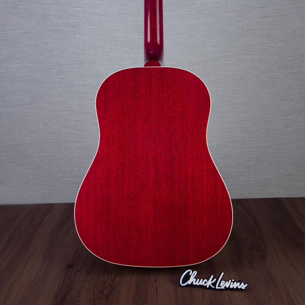 Gibson J-45 Standard Acoustic Electric Guitar - Natural Top And Cherry Back And Sides - #23134100 - View 5 | MusicMarket