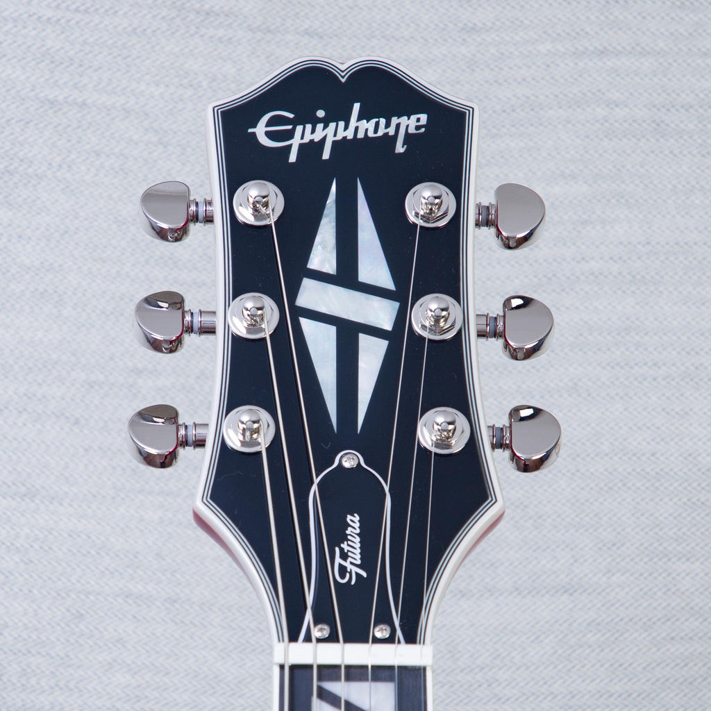 Epiphone Limited Edition Dealer Exclusive Futura Les Paul Custom Figured Electric Guitar - Rally Red Gloss -