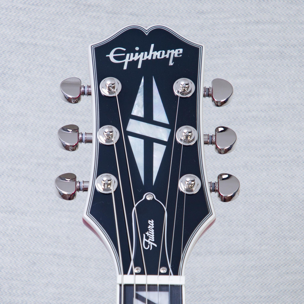 Epiphone Limited Edition Dealer Exclusive Futura Les Paul Custom Figured Electric Guitar - Rally Red Gloss -