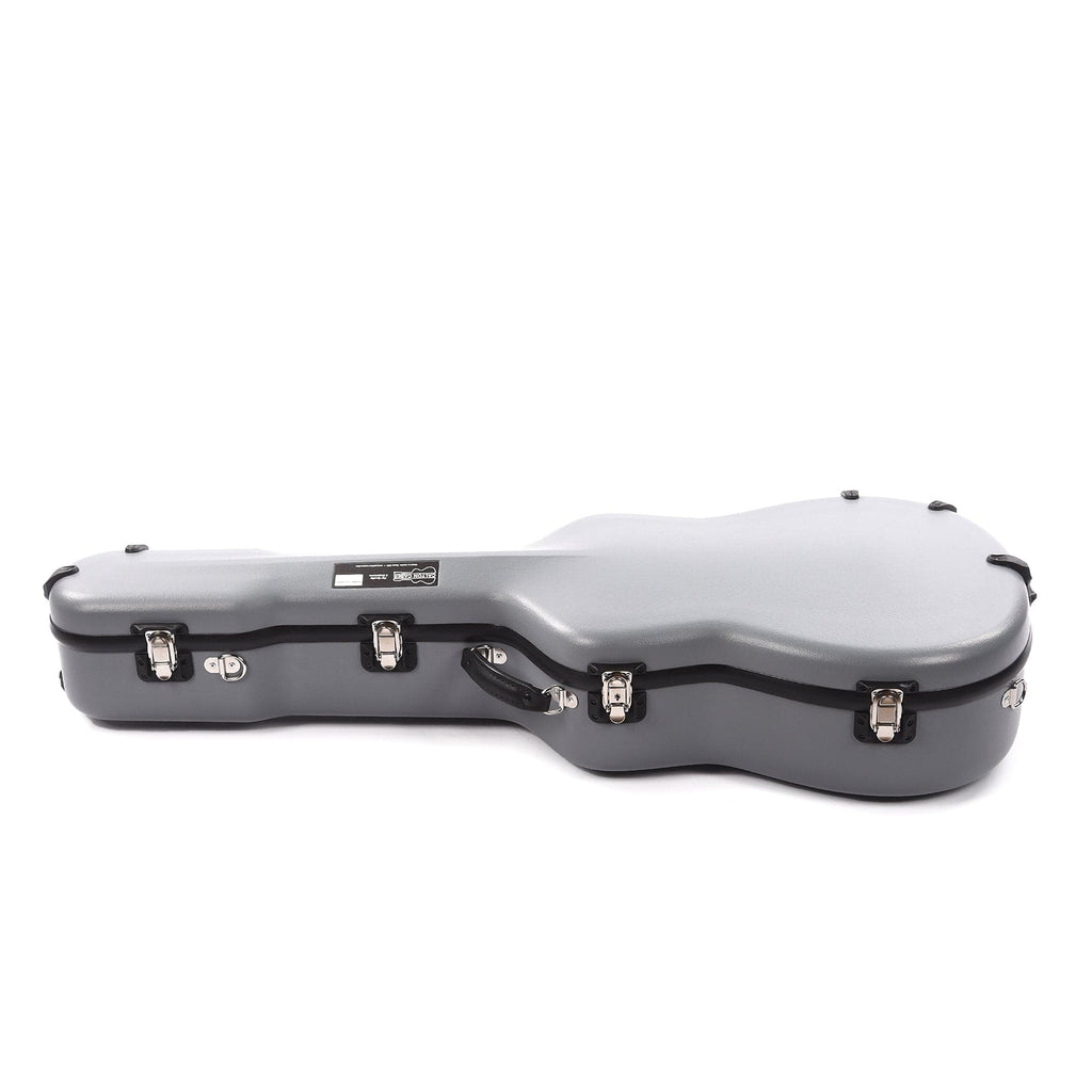 Calton Cases Acoustic D-18 Guitar Case Gray w/Blue Velvet Interior - MusicMarket