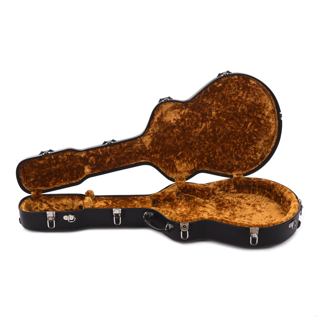 Calton Cases Electric ES-335 Guitar Case Black w/Gold Velvet Interior - View 2 | MusicMarket