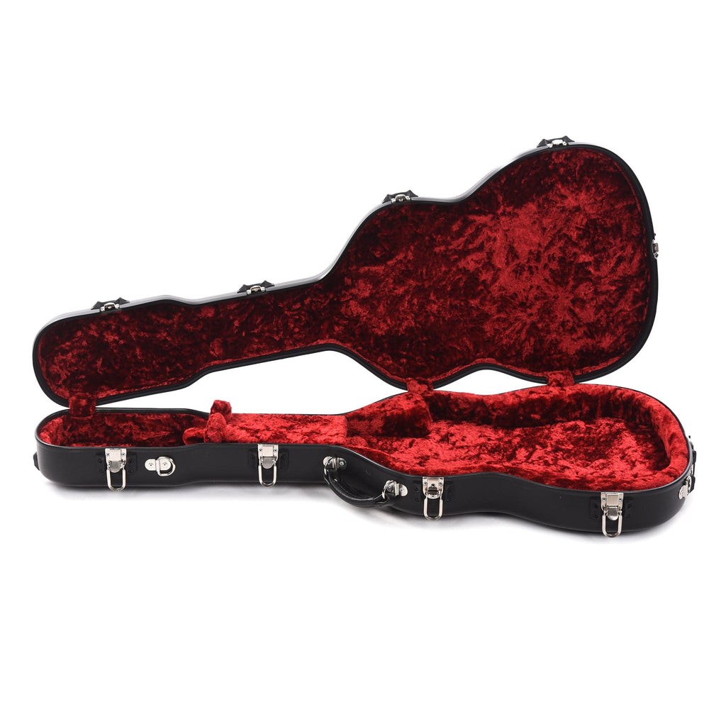 Calton Cases Electric Stratocaster Guitar Case Black w/Red Velvet Interior - View 2 | MusicMarket