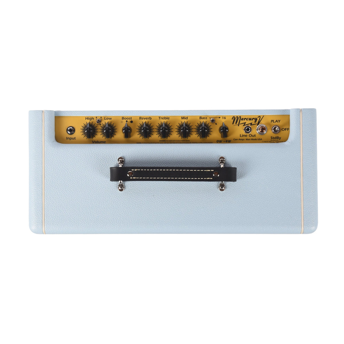 Carr Mercury V 16W 1x12 6V6 Reverb Combo Sonic Blue - View 3 | MusicMarket