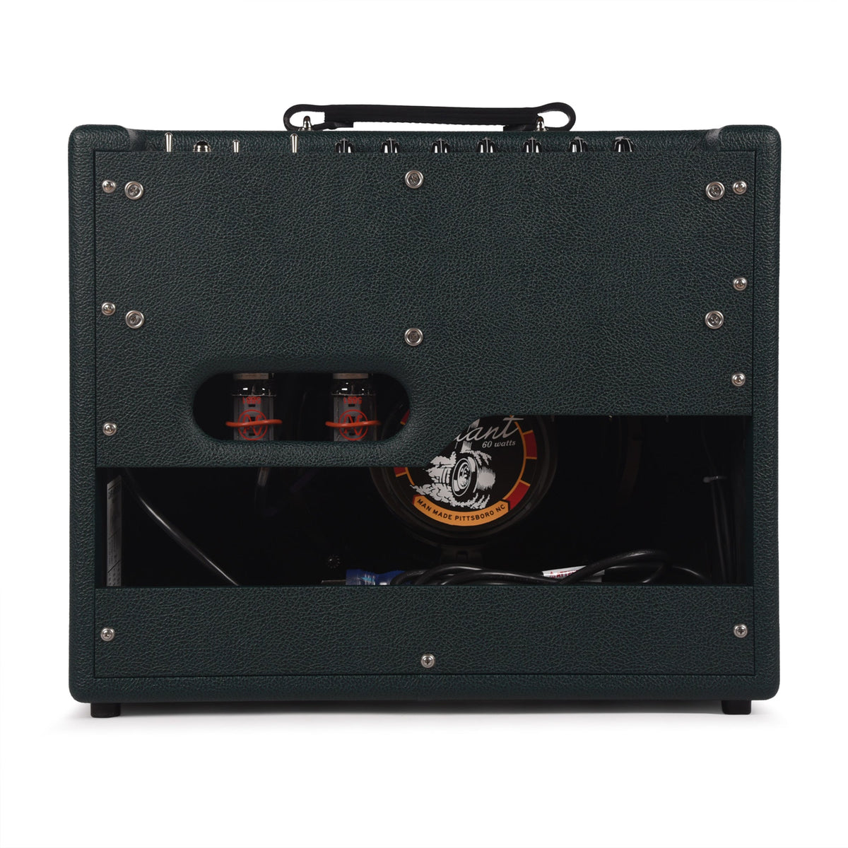 Carr Rambler 28/14W 1x12 6L6 Class A Tremolo & Reverb Combo Green w/Footswitch - View 4 | MusicMarket