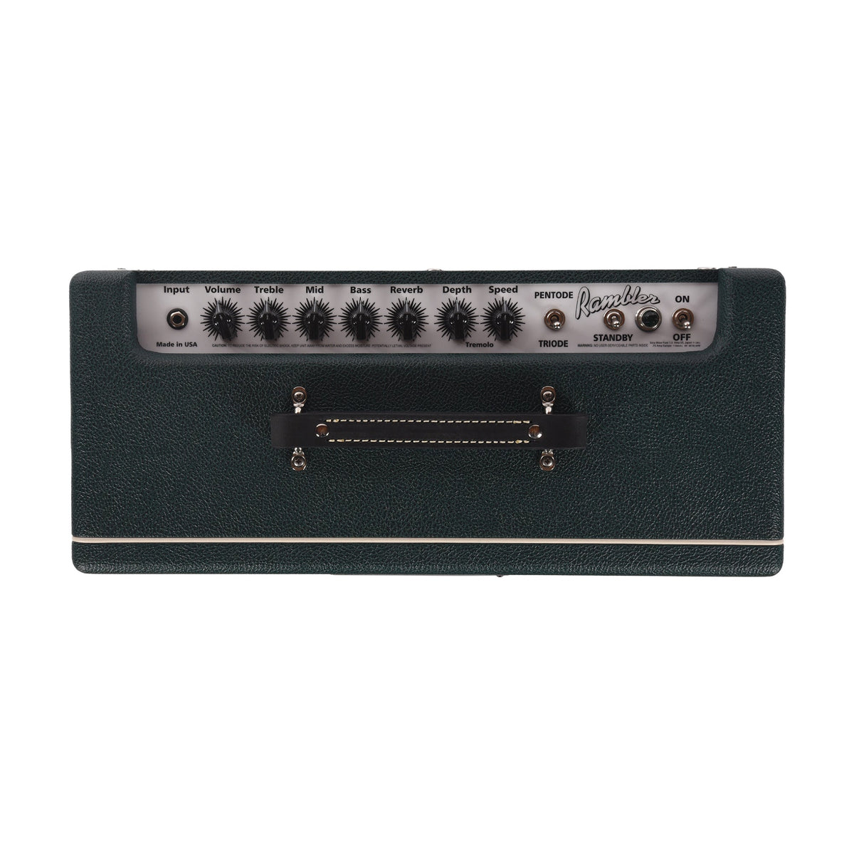 Carr Rambler 28/14W 1x12 6L6 Class A Tremolo & Reverb Combo Green w/Footswitch - View 3 | MusicMarket