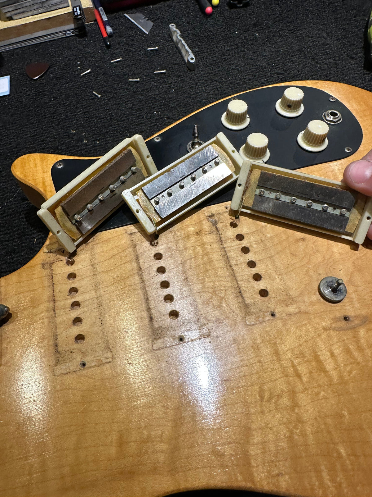 Carvin #61-SGB Natural 1960s - View 11 | MusicMarket
