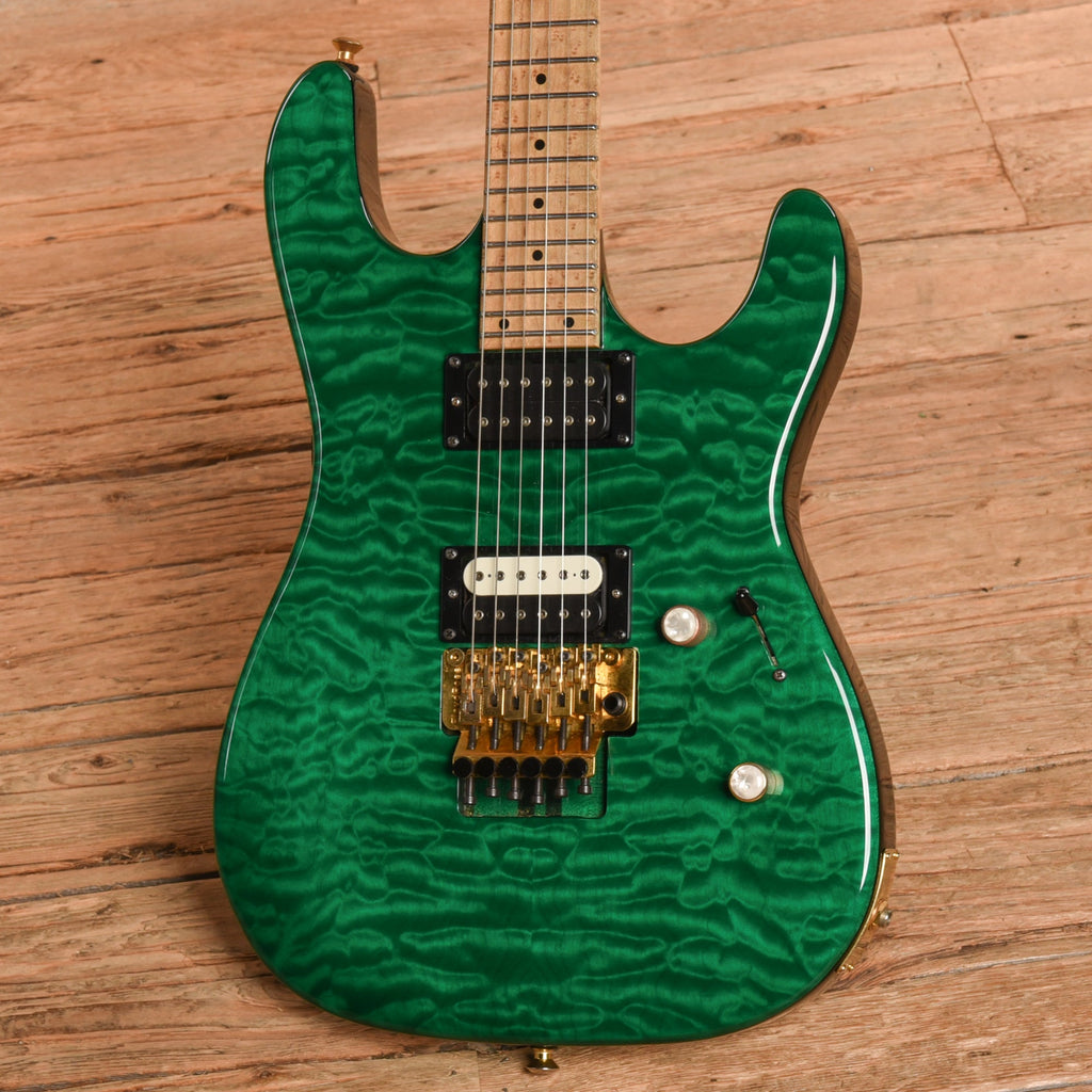Carvin ST300 Transparent Green - View 2 | MusicMarket