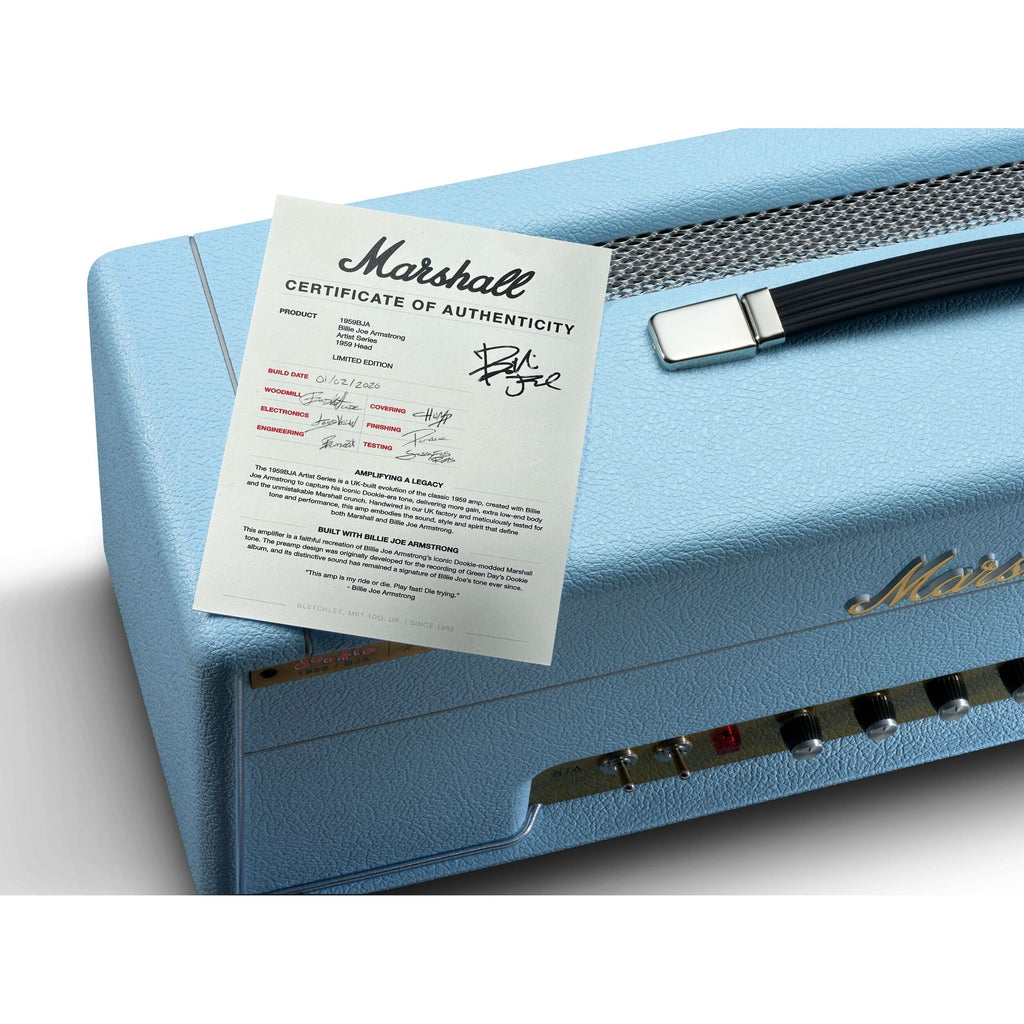 Marshall 1959BJA Billie Joe Armstrong Signature 100-Watt Amp Head - View 12 | MusicMarket