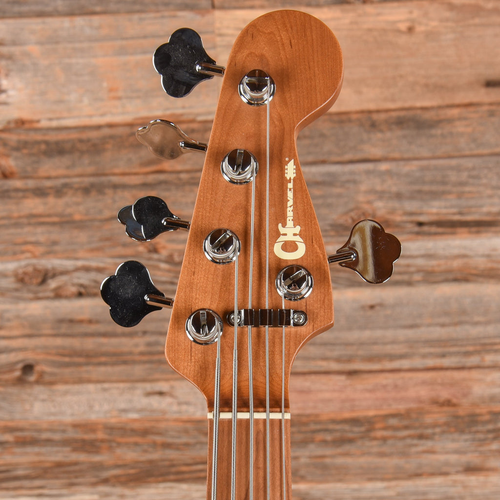 Charvel Pro Mod San Dimas 5-String Bass PJ Pearl White 2021 - View 6 | MusicMarket