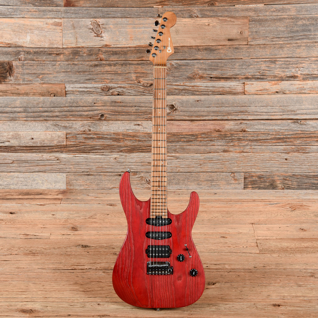 Charvel Pro Mod DK24 HSS Red Sandblasted - View 4 | MusicMarket