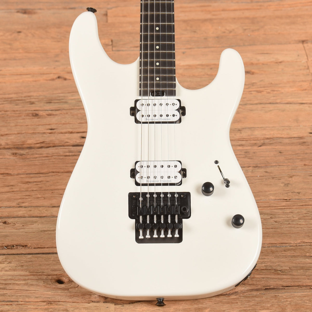 Charvel Pro-Mod Plus San Dimas Style 1 HH FR E White 2025 - MusicMarket