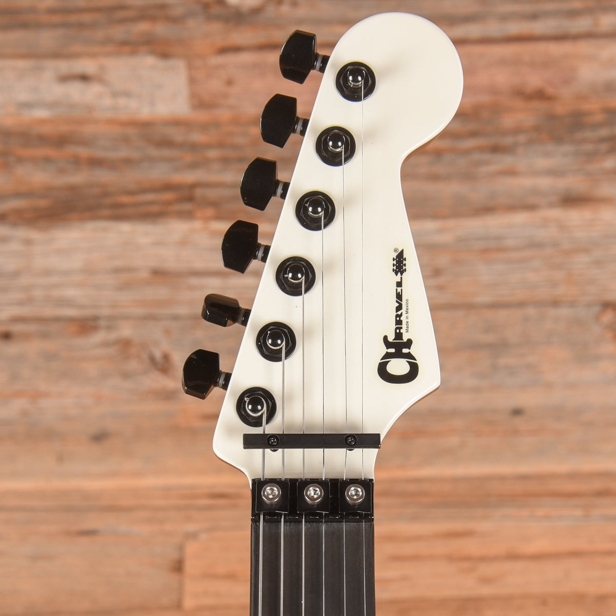 Charvel Pro-Mod Plus San Dimas Style 1 HH FR E White 2025 - View 6 | MusicMarket