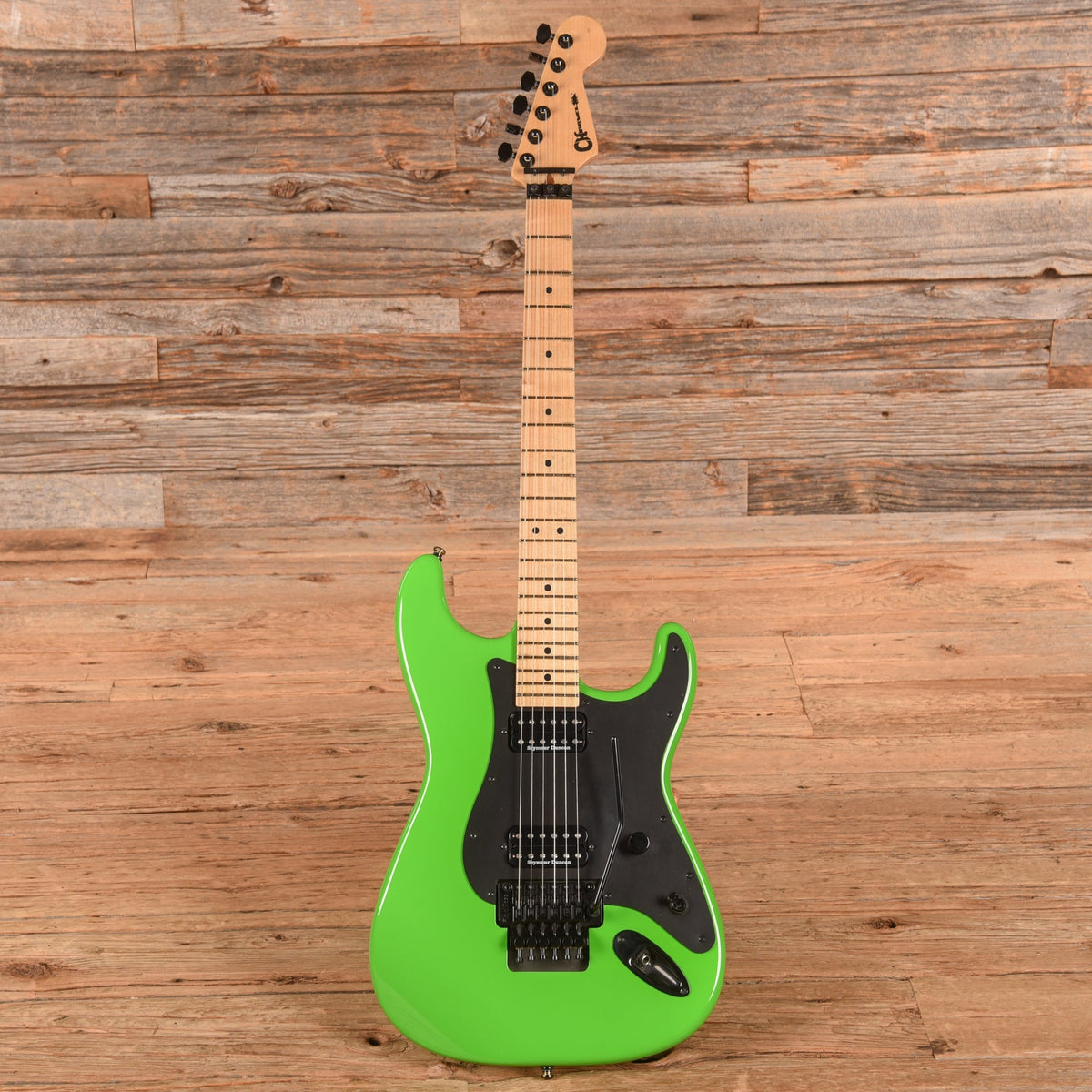 Charvel Pro-Mod So-Cal Style 1 HH Slime Green 2015 - View 4 | MusicMarket
