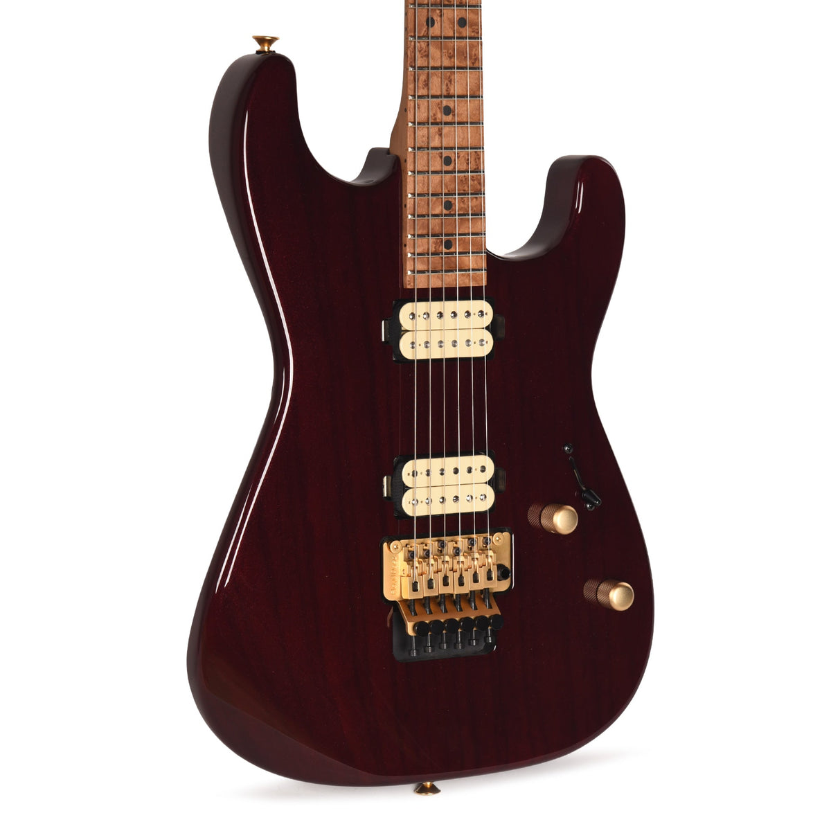 Charvel Custom Shop Roasted San Dimas 2H Floyd Rose NOS Trans Oxblood Master Built by "Red Dave" Dave Nichols -