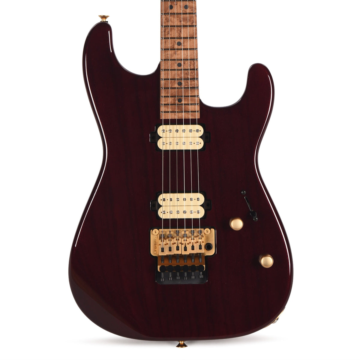 Charvel Custom Shop Roasted San Dimas 2H Floyd Rose NOS Trans Oxblood Master Built by "Red Dave" Dave Nichols -