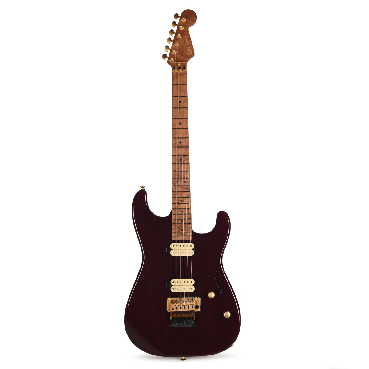 Charvel Custom Shop Roasted San Dimas 2H Floyd Rose NOS Trans Oxblood Master Built by "Red Dave" Dave Nichols -
