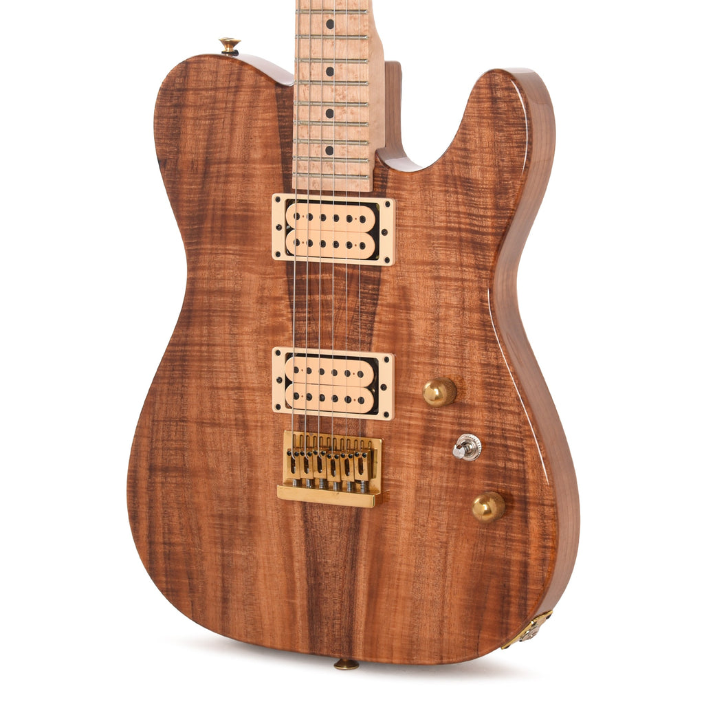 Charvel Custom Shop Special Edition Style 2 Tasmanian Blackwood/Roasted Ash w/Oil Finished Birdseye Maple Neck -