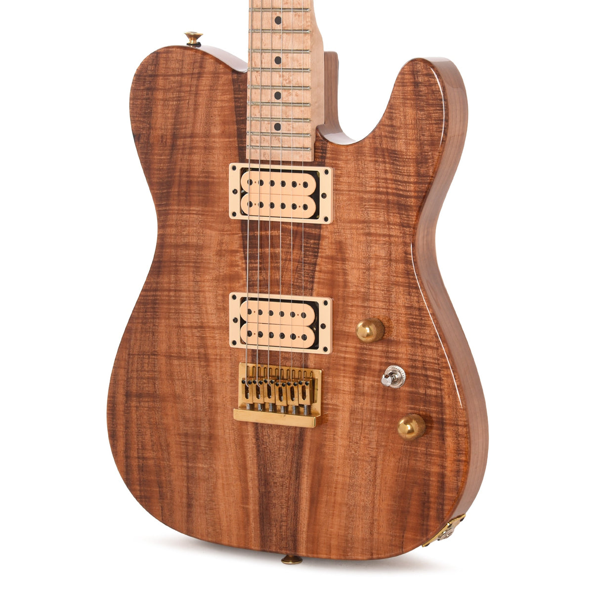 Charvel Custom Shop Special Edition Style 2 Tasmanian Blackwood/Roasted Ash w/Oil Finished Birdseye Maple Neck -