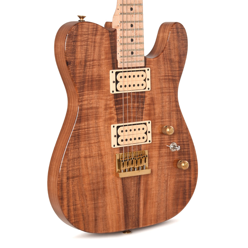 Charvel Custom Shop Special Edition Style 2 Tasmanian Blackwood/Roasted Ash w/Oil Finished Birdseye Maple Neck -