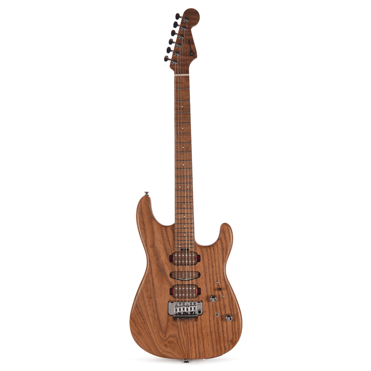 Charvel Guthrie Govan USA Signature HSH Caramelized Ash Natural - View 4 | MusicMarket