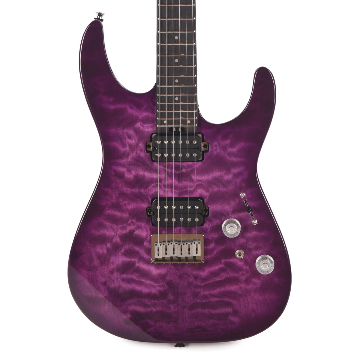 Charvel Pro-Mod Plus DK24 HH HT EB QM Violet Radiance - View 2 | MusicMarket