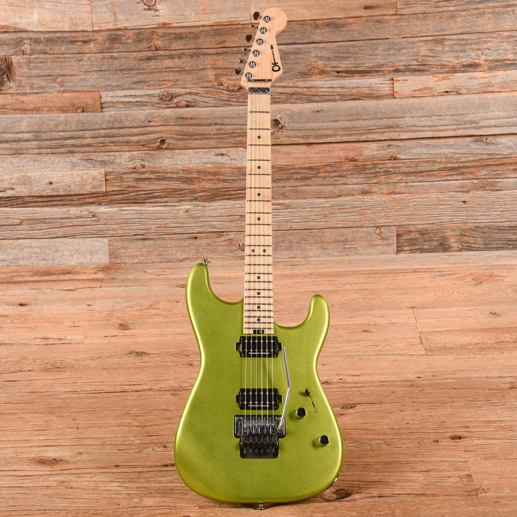 Charvel Pro-Mod San Dimas Style 1 HH FR E Lime Green Metallic 2022 - View 4 | MusicMarket