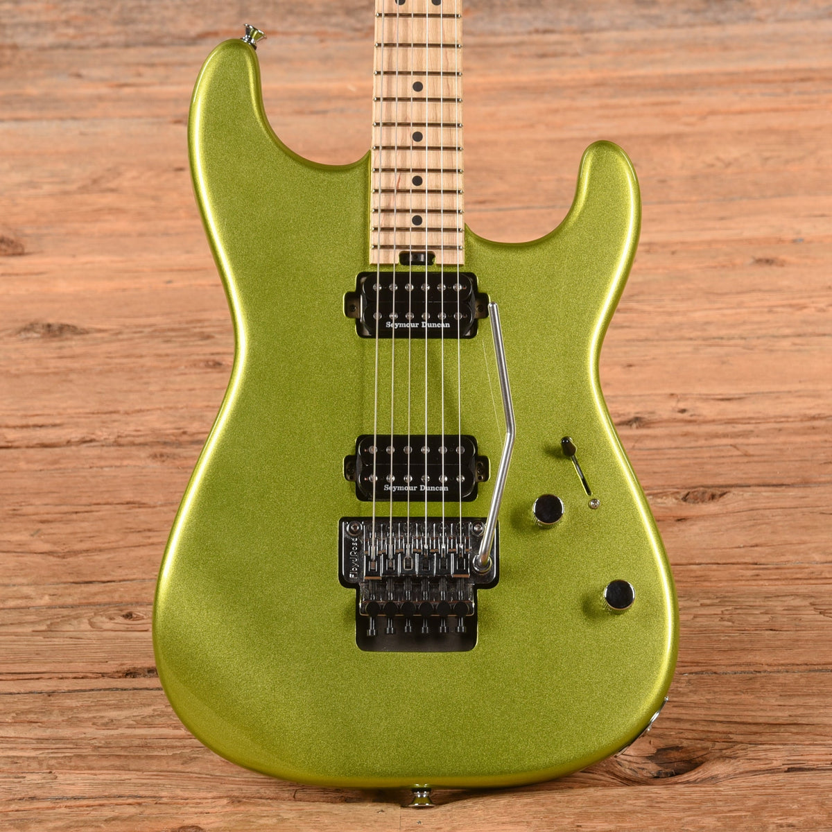 Charvel Pro-Mod San Dimas Style 1 HH FR E Lime Green Metallic 2022 - MusicMarket