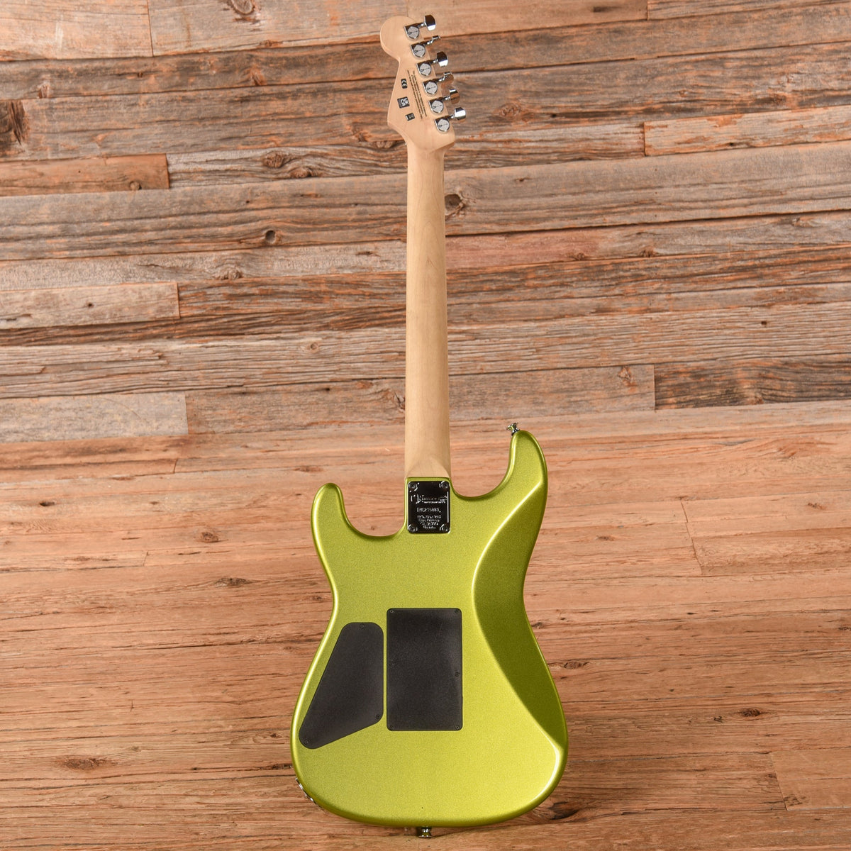 Charvel Pro-Mod San Dimas Style 1 HH FR E Lime Green Metallic 2022 - View 5 | MusicMarket